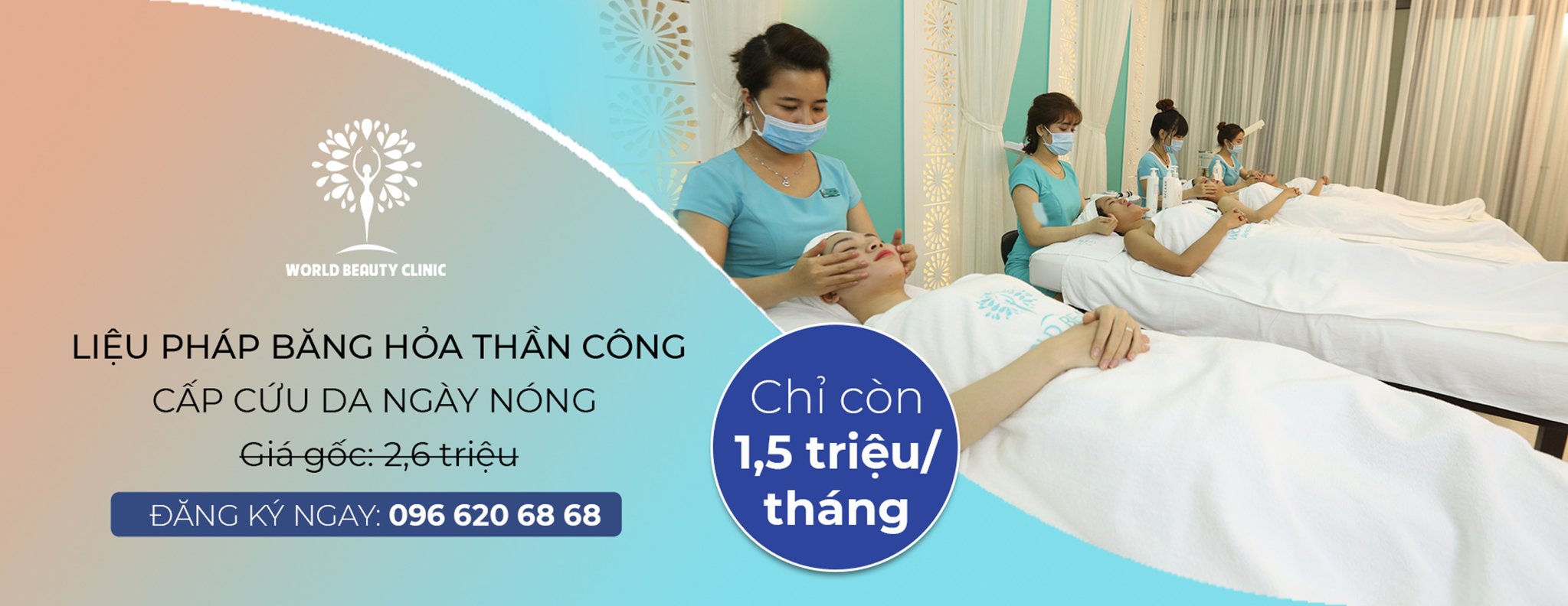 F5 làn da chào hè bằng liệu pháp băng hỏa thần công – cấp cứu da ngày nóng